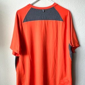Tek GEAR Men's Orange and Gray Shirt